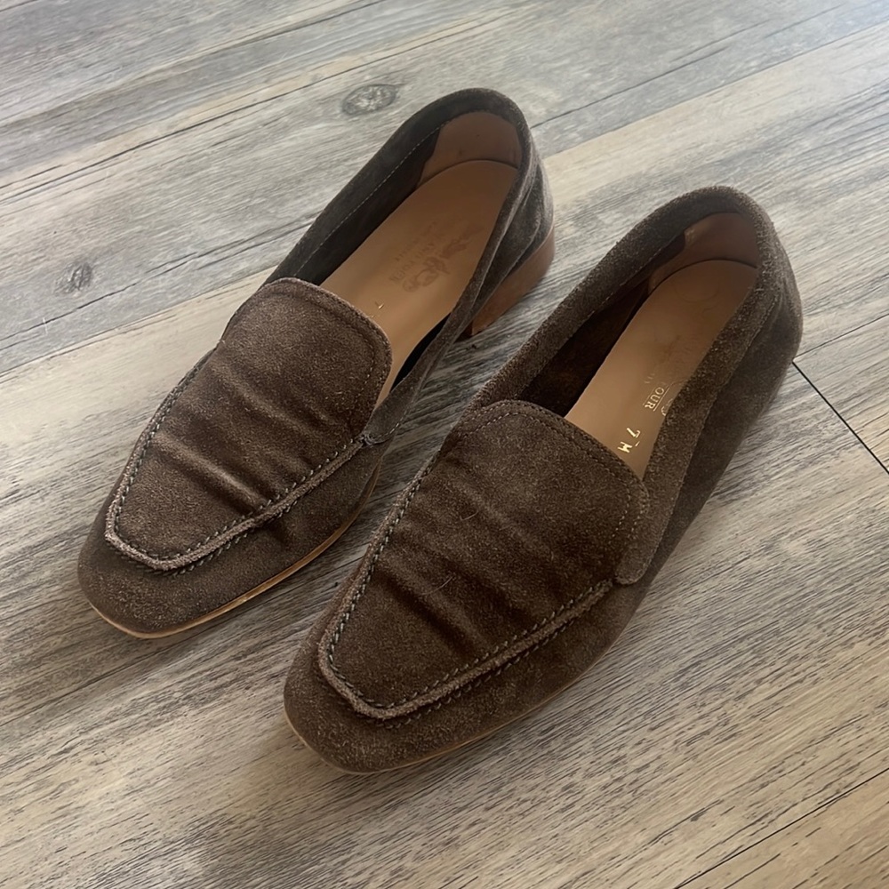 Coach and Four suede loafers size 7